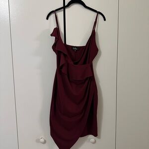 Lulu's Burgundy Mini Dress